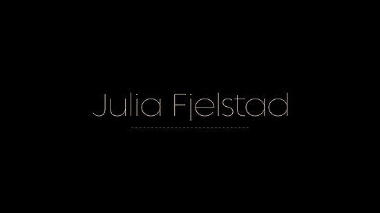 Julia Fjelstad Editing Reel - 2022